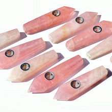 Load image into Gallery viewer, Rose Quartz Pipe